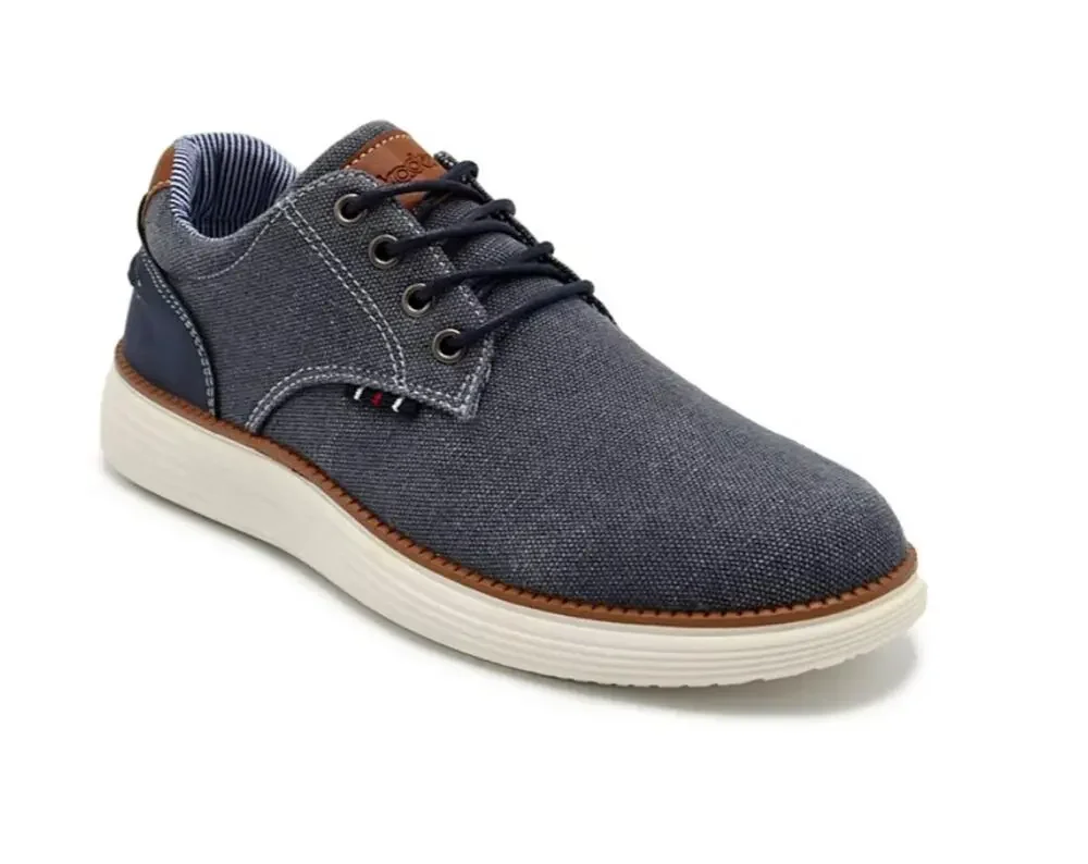 Akademiks Men's Dayton Chambray Casual Shoes Navy Size 9